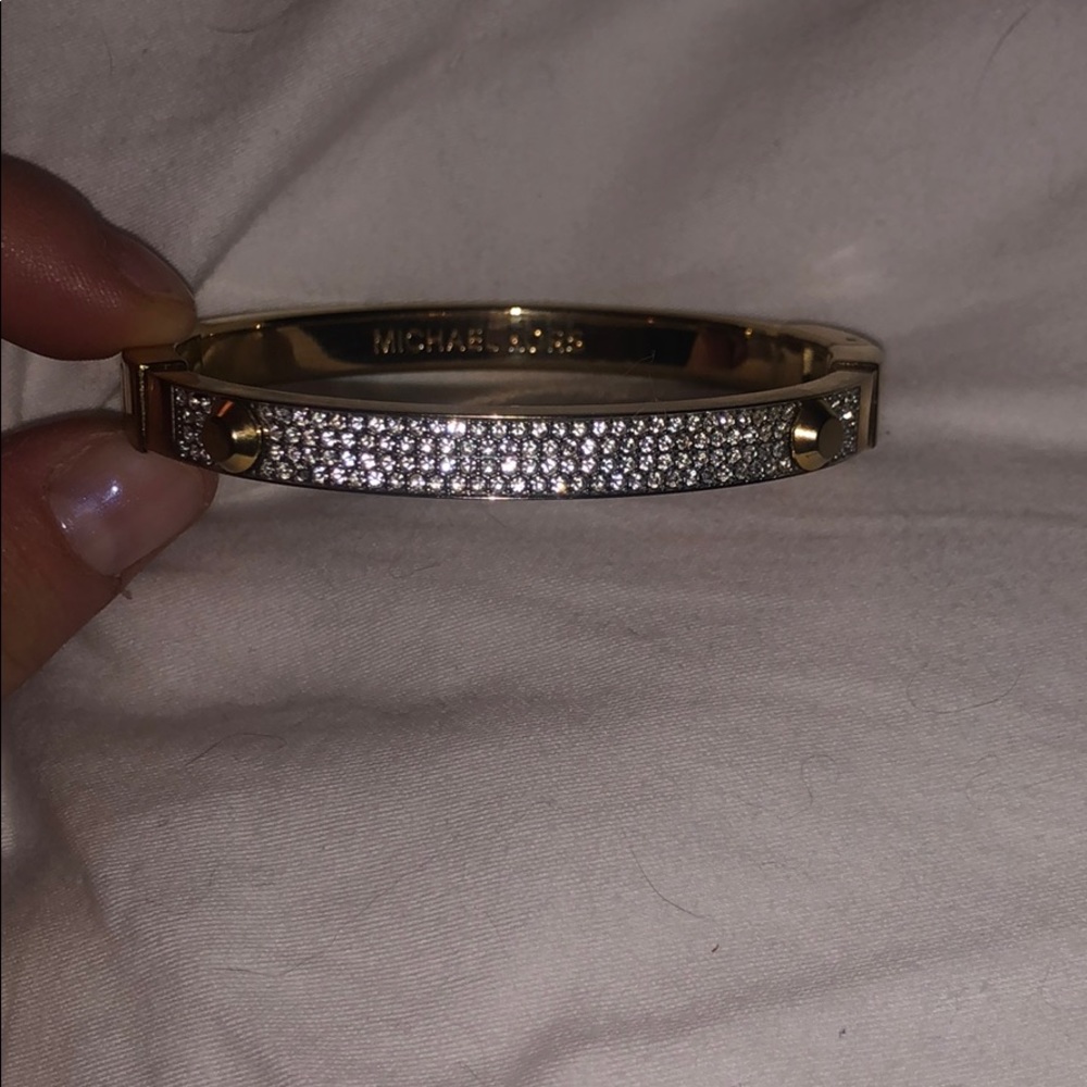 Michael Kors Gold Crystal Bangle